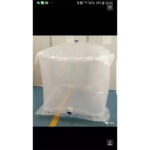 bulk bag with formed inner baffle PE liner