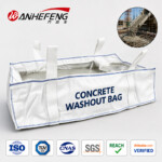 2500kg heavy duty concrete washout bag with inner liner