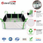 Green Self-Standing Concrete Washout Bag