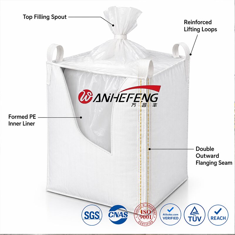 Big Bags With Pre-Shaped Inner Baffle Liner