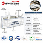 2500kg heavy duty concrete washout bag with inner liner