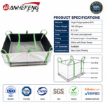 Green Self-Standing Concrete Washout Bag
