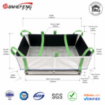 Green Self-Standing Concrete Washout Bag